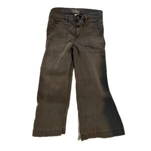 Time & True High Rise Wide Leg Black Jeans Womans Sz 4R